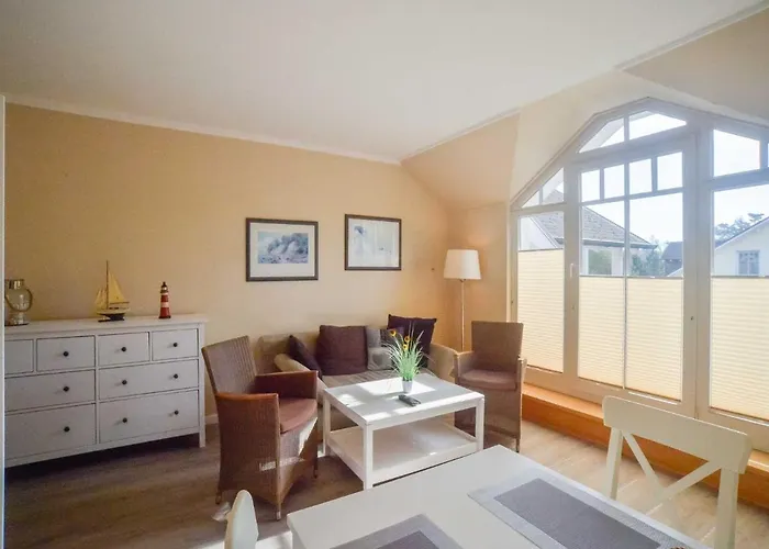 Dünenpark Binz - Komfortplus Appartement mit 1 Schlafzimmer und Balkon im Dachgeschoss 233